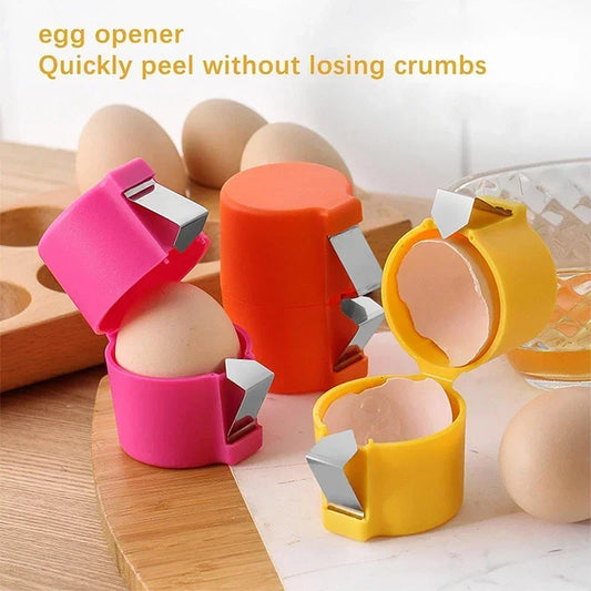Easy Egg Cracker - Quick Egg Shell Opener Kitchen Tool